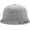 Flexfit 6210 Structured Flat Bill Fitted Hat Thumbnail