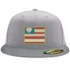 Flexfit 6210 Structured Flat Bill Fitted Hat Thumbnail