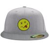 Flexfit 6210 Structured Flat Bill Fitted Hat Thumbnail