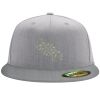 Flexfit 6210 Structured Flat Bill Fitted Hat Thumbnail