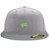 Flexfit 6210 Structured Flat Bill Fitted Hat Thumbnail
