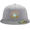 Flexfit 6210 Structured Flat Bill Fitted Hat Thumbnail