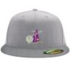 Flexfit 6210 Structured Flat Bill Fitted Hat Thumbnail