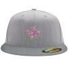 Flexfit 6210 Structured Flat Bill Fitted Hat Thumbnail