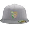 Flexfit 6210 Structured Flat Bill Fitted Hat Thumbnail