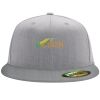 Flexfit 6210 Structured Flat Bill Fitted Hat Thumbnail