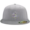 Flexfit 6210 Structured Flat Bill Fitted Hat Thumbnail