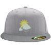 Flexfit 6210 Structured Flat Bill Fitted Hat Thumbnail