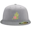 Flexfit 6210 Structured Flat Bill Fitted Hat Thumbnail