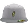 Flexfit 6210 Structured Flat Bill Fitted Hat Thumbnail