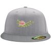 Flexfit 6210 Structured Flat Bill Fitted Hat Thumbnail