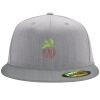 Flexfit 6210 Structured Flat Bill Fitted Hat Thumbnail
