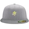 Flexfit 6210 Structured Flat Bill Fitted Hat Thumbnail