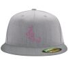 Flexfit 6210 Structured Flat Bill Fitted Hat Thumbnail