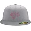 Flexfit 6210 Structured Flat Bill Fitted Hat Thumbnail