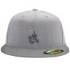 Flexfit 6210 Structured Flat Bill Fitted Hat Thumbnail