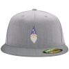 Flexfit 6210 Structured Flat Bill Fitted Hat Thumbnail