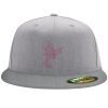 Flexfit 6210 Structured Flat Bill Fitted Hat Thumbnail