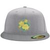 Flexfit 6210 Structured Flat Bill Fitted Hat Thumbnail