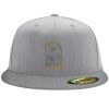 Flexfit 6210 Structured Flat Bill Fitted Hat Thumbnail