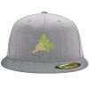 Flexfit 6210 Structured Flat Bill Fitted Hat Thumbnail