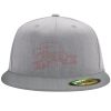 Flexfit 6210 Structured Flat Bill Fitted Hat Thumbnail