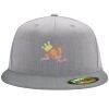 Flexfit 6210 Structured Flat Bill Fitted Hat Thumbnail