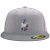 Flexfit 6210 Structured Flat Bill Fitted Hat Thumbnail