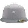 Flexfit 6210 Structured Flat Bill Fitted Hat Thumbnail