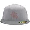 Flexfit 6210 Structured Flat Bill Fitted Hat Thumbnail