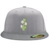 Flexfit 6210 Structured Flat Bill Fitted Hat Thumbnail