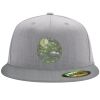 Flexfit 6210 Structured Flat Bill Fitted Hat Thumbnail