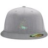 Flexfit 6210 Structured Flat Bill Fitted Hat Thumbnail