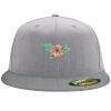 Flexfit 6210 Structured Flat Bill Fitted Hat Thumbnail