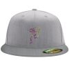 Flexfit 6210 Structured Flat Bill Fitted Hat Thumbnail