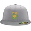 Flexfit 6210 Structured Flat Bill Fitted Hat Thumbnail