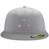 Flexfit 6210 Structured Flat Bill Fitted Hat Thumbnail