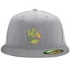 Flexfit 6210 Structured Flat Bill Fitted Hat Thumbnail