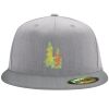 Flexfit 6210 Structured Flat Bill Fitted Hat Thumbnail