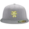 Flexfit 6210 Structured Flat Bill Fitted Hat Thumbnail
