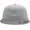 Flexfit 6210 Structured Flat Bill Fitted Hat Thumbnail