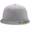 Flexfit 6210 Structured Flat Bill Fitted Hat Thumbnail