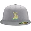 Flexfit 6210 Structured Flat Bill Fitted Hat Thumbnail