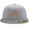 Flexfit 6210 Structured Flat Bill Fitted Hat Thumbnail