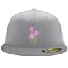 Flexfit 6210 Structured Flat Bill Fitted Hat Thumbnail