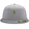 Flexfit 6210 Structured Flat Bill Fitted Hat Thumbnail