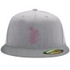 Flexfit 6210 Structured Flat Bill Fitted Hat Thumbnail