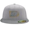 Flexfit 6210 Structured Flat Bill Fitted Hat Thumbnail