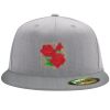 Flexfit 6210 Structured Flat Bill Fitted Hat Thumbnail
