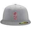 Flexfit 6210 Structured Flat Bill Fitted Hat Thumbnail